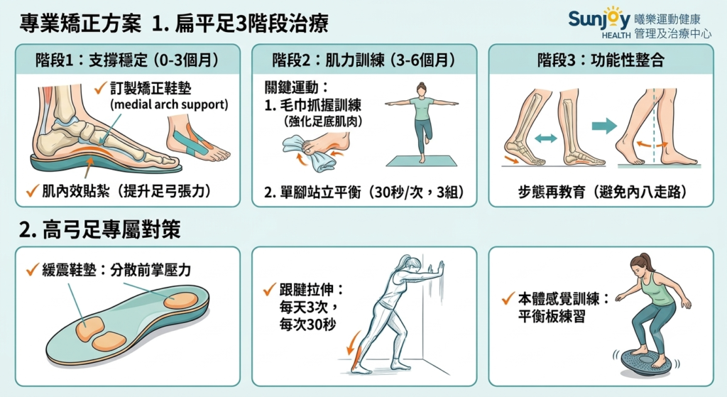 扁平足物理治療-階段性肌力訓練