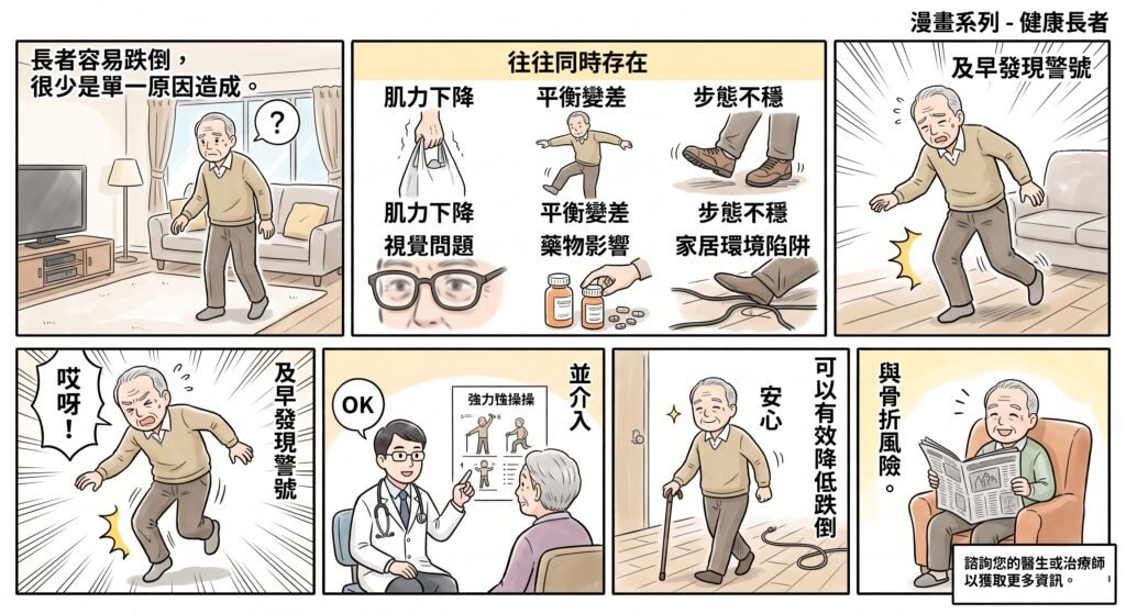 長者容易跌倒