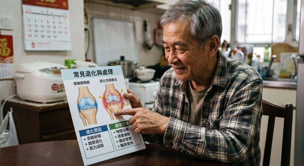 長者膝關節退化原因